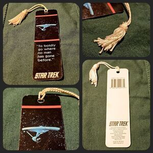 Star Trek Enterprise Bookmark 1993 Paramount Pictures & Antioch Publishing